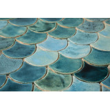 Fish Scale - "Mediterranean Breeze" tile set from the "Water" series