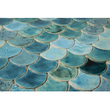 Fish Scale - "Mediterranean Breeze" tile set from the "Water" series
