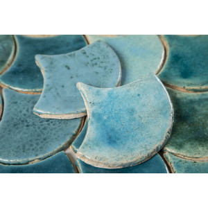 Fish Scale - "Mediterranean Breeze" tile set from the "Water" series
