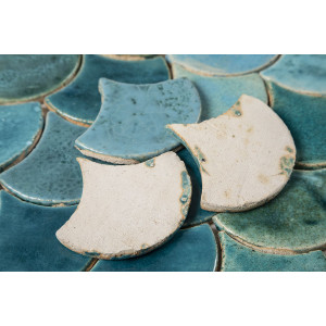 Fish Scale - "Mediterranean Breeze" tile set from the "Water" series