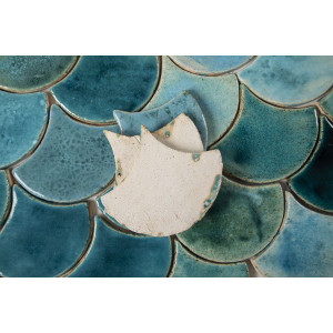 Fish Scale - "Mediterranean Breeze" tile set from the "Water" series