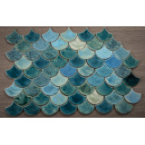 Fish Scale - "Mediterranean Breeze" tile set from the "Water" series