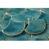 Fish scale - "Turquoise Cenote" tile set from the "Water" series