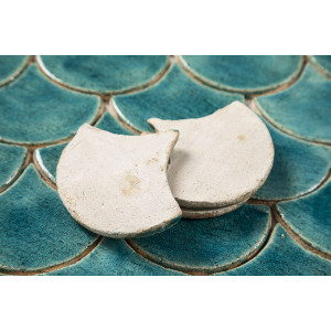Fish scale - "Turquoise Cenote" tile set from the "Water" series