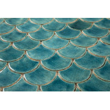 Fish scale - "Turquoise Cenote" tile set from the "Water" series