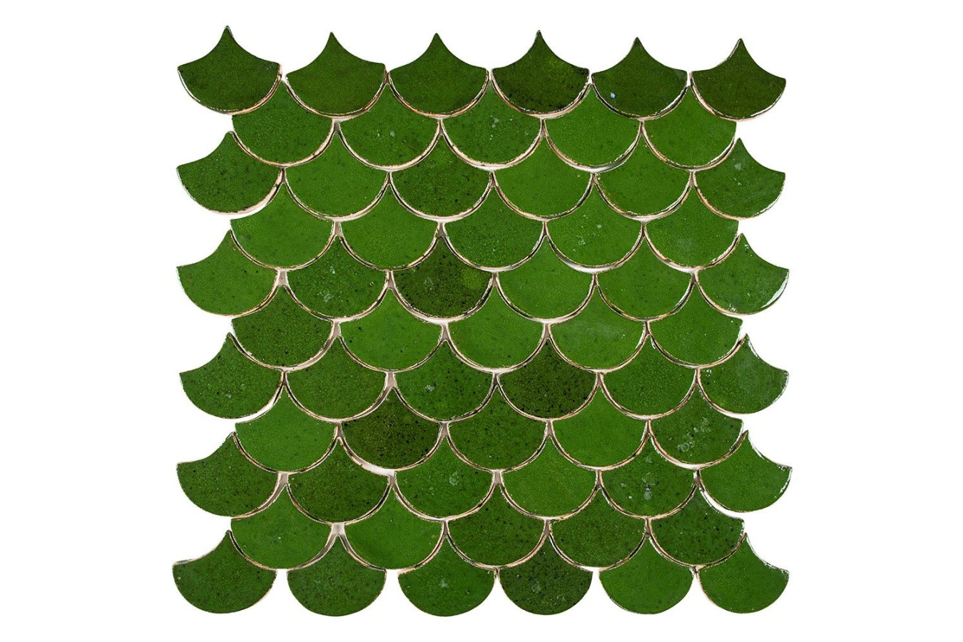Fish Scale - 'Forest Moss' tile set from the 'Water' series.