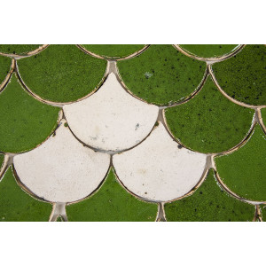 Fish Scale - 'Forest Moss' tile set from the 'Water' series.