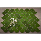 Fish Scale - 'Forest Moss' tile set from the 'Water' series.