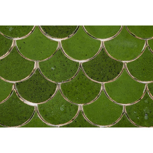 Fish Scale - 'Forest Moss' tile set from the 'Water' series.