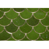 Fish Scale - 'Forest Moss' tile set from the 'Water' series.