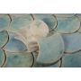 Fish Scale - "Turquoise in Mist" tile set from the "Water" series