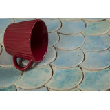 Fish Scale - "Turquoise in Mist" tile set from the "Water" series