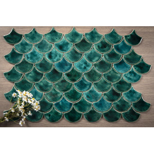 Fish scale - tile set "Emerald Cove" from the "Water" series