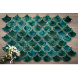 Fish scale - tile set "Emerald Cove" from the "Water" series