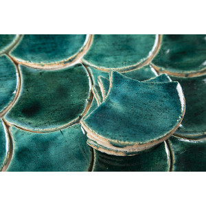 Fish scale - tile set "Emerald Cove" from the "Water" series