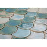 Fish scale - set of tiles "Morning in the fog" from the "Water" series