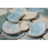 Fish scale - set of tiles "Morning in the fog" from the "Water" series