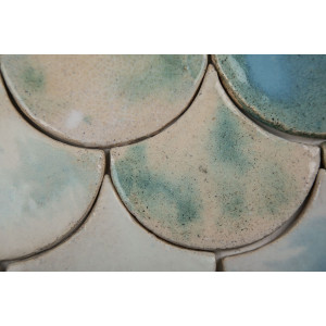 Fish scale - set of tiles "Morning in the fog" from the "Water" series
