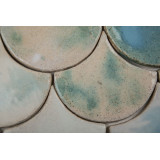 Fish scale - set of tiles "Morning in the fog" from the "Water" series