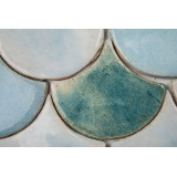 Fish scale - set of tiles "Morning in the fog" from the "Water" series
