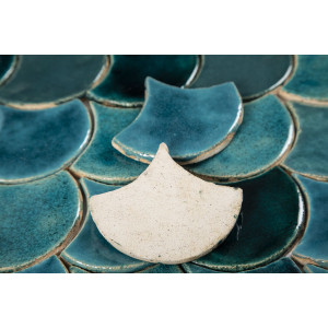 Fish scale - set of tiles "Turquoise Grotto" from the "Water" series