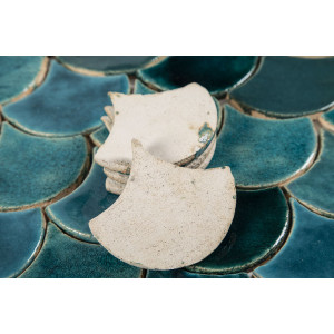 Fish scale - set of tiles "Turquoise Grotto" from the "Water" series