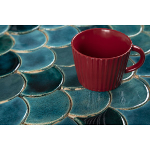 Fish scale - set of tiles "Turquoise Grotto" from the "Water" series