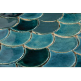Fish scale - set of tiles "Turquoise Grotto" from the "Water" series