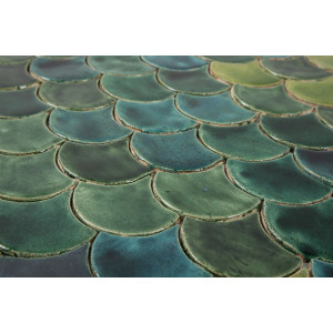 Fish scale - set of tiles "Forest Pond" from the "Water" series