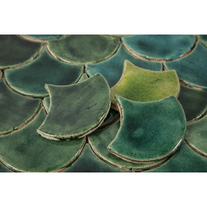 Fish scale - set of tiles "Forest Pond" from the "Water" series