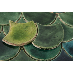 Fish scale - set of tiles "Forest Pond" from the "Water" series