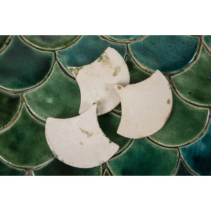 Fish scale - set of tiles "Forest Pond" from the "Water" series