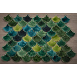 Fish scale - set of tiles "Forest Pond" from the "Water" series
