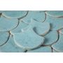 Fish scale - set of tiles "Azure Lagoon" from the "Water" series