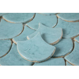 Fish scale - set of tiles "Azure Lagoon" from the "Water" series