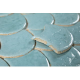Fish scale - set of tiles "Azure Lagoon" from the "Water" series