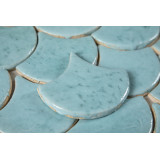 Fish scale - set of tiles "Azure Lagoon" from the "Water" series