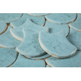 Fish scale - set of tiles "Azure Lagoon" from the "Water" series