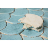 Fish scale - set of tiles "Azure Lagoon" from the "Water" series