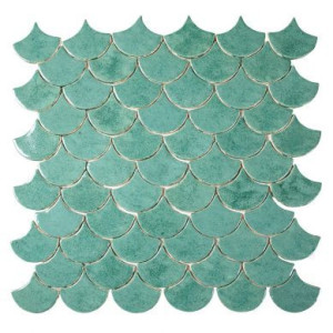 Fish scale - hand-cut tiles from the " Water" series - Samples