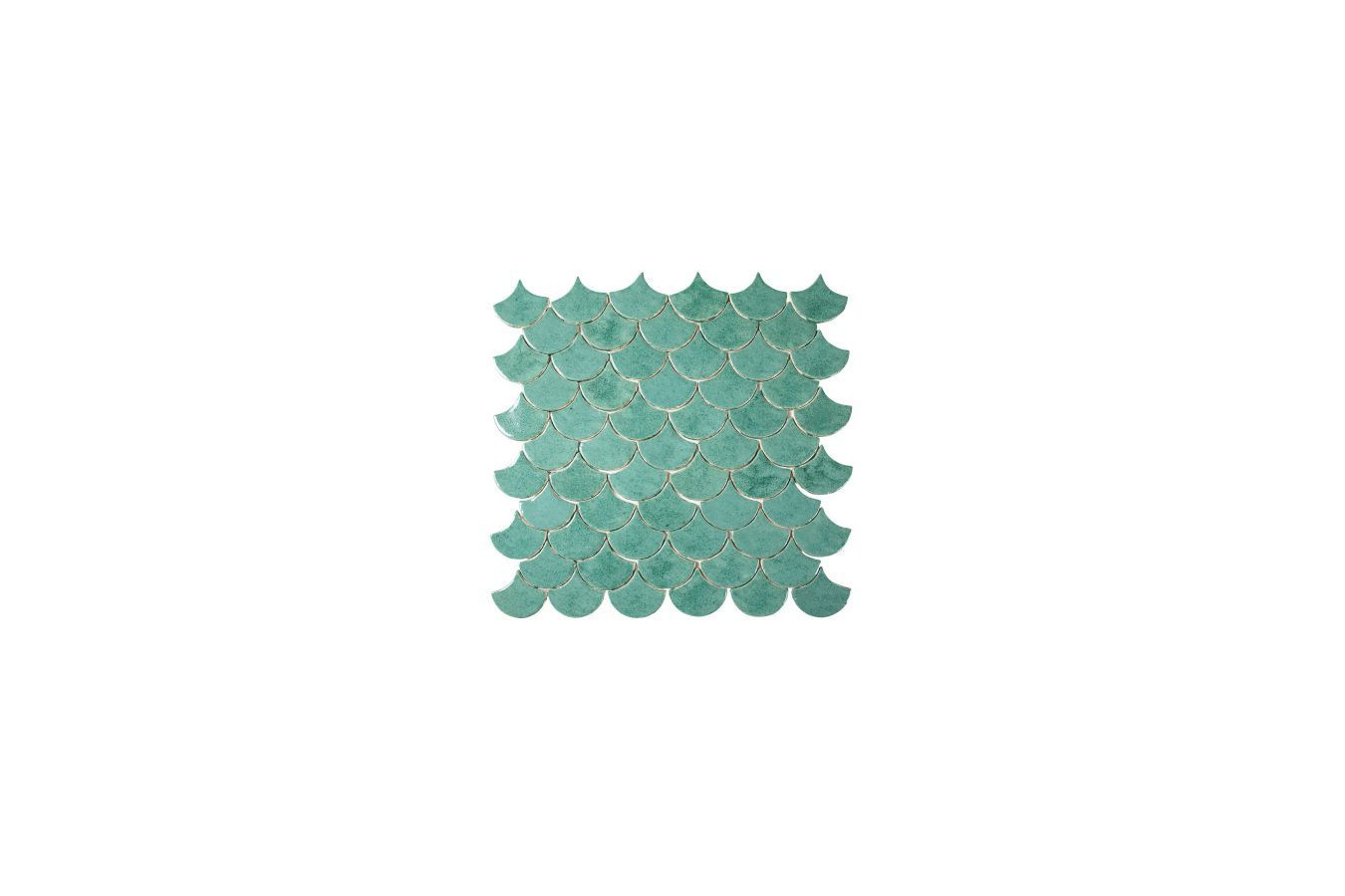 Fish scale - hand-cut tiles from the " Water" series - Samples