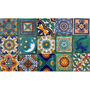 Zanya - colorful ceramics Moroccan basin