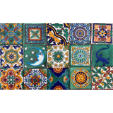 Zanya - colorful ceramics Moroccan basin