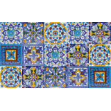 Zanya - colorful ceramics Moroccan basin