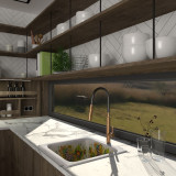 Uve - square sink from Italy