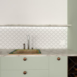 Campo di girasoli - rectangular sink from Italy