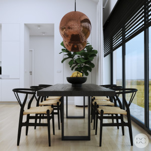 Bola XL - large copper spherical lamp from Mexico