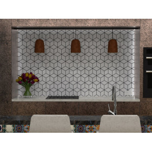 Aliso - oblong copper lamp from Mexico
