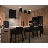 Aliso Dark Brown - elongated copper lamp from Mexico
