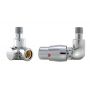 Axial thermostatic valves for radiators